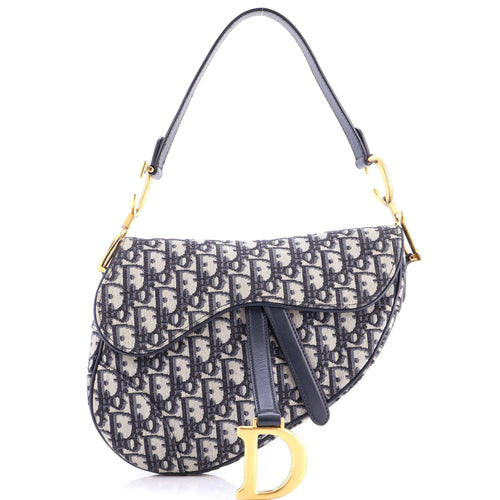 Saddle Handbag Oblique Canvas Medium
