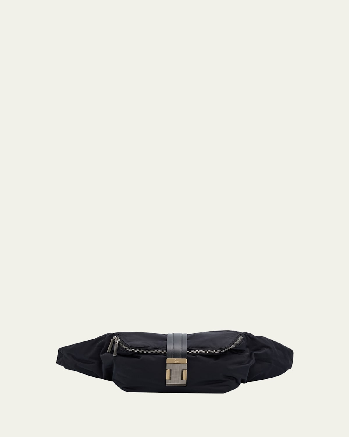 Christian Louboutin Men's Nox Small Nylon Belt Bag