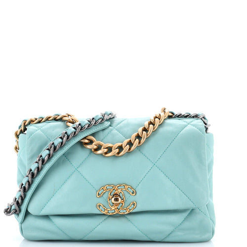 CHANEL 19 Flap Bag Quilted Leather Medium