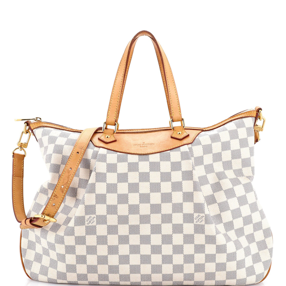 Louis Vuitton Siracusa Handbag Damier GM