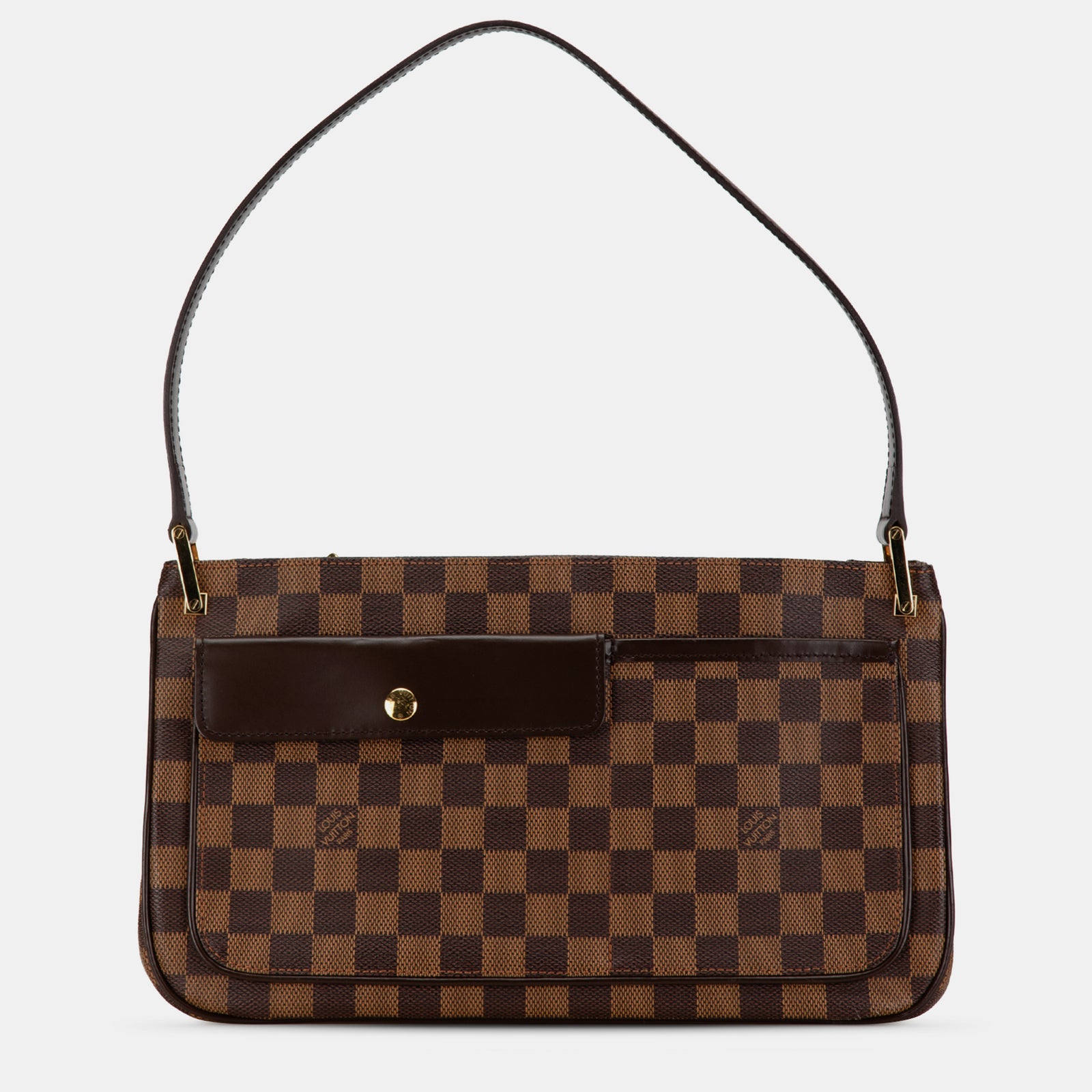 Louis Vuitton Braune Damier Ebene Canvas Aubagne Umhängetasche