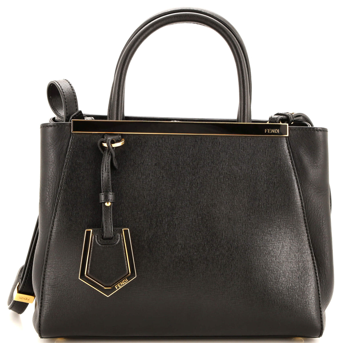 Fendi FENDI 2Jours Bag Leather Petite