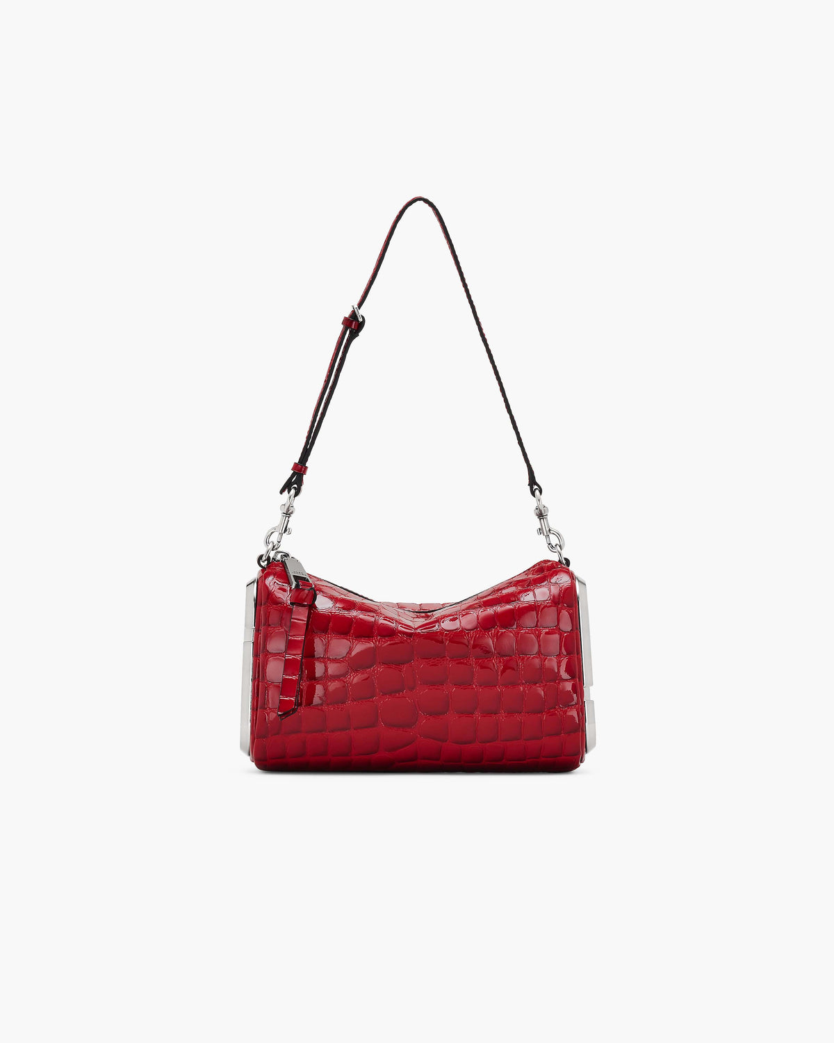 Marc Jacobs Marc Jacobs The Glossy Croc Snapshot Shoulder Bag in True Red