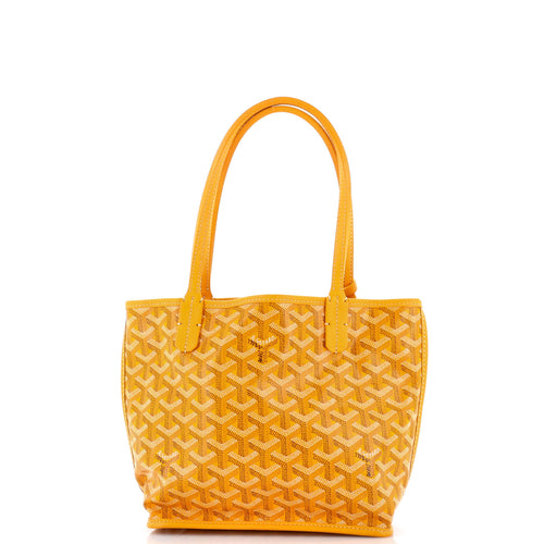 GOYARD Anjou Reversible Tote Coated Canvas Mini