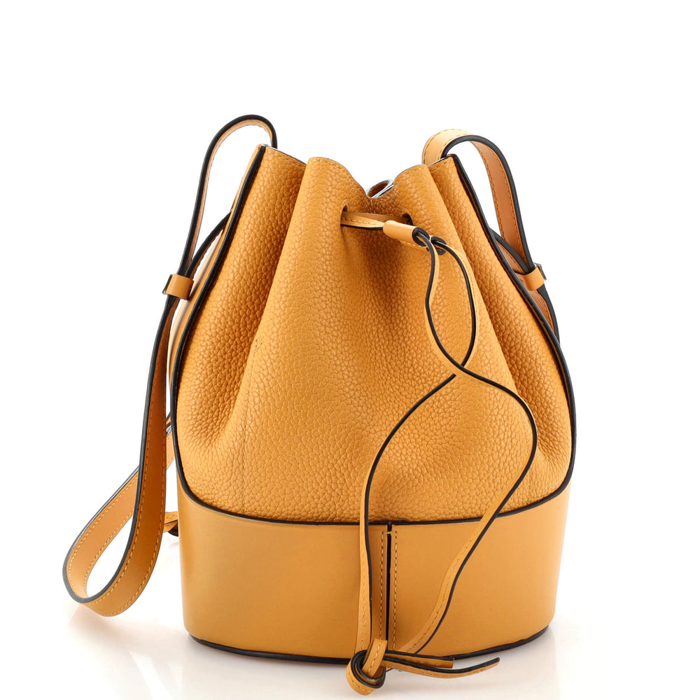 LOEWE Balloon Bucket Bag Leder Klein