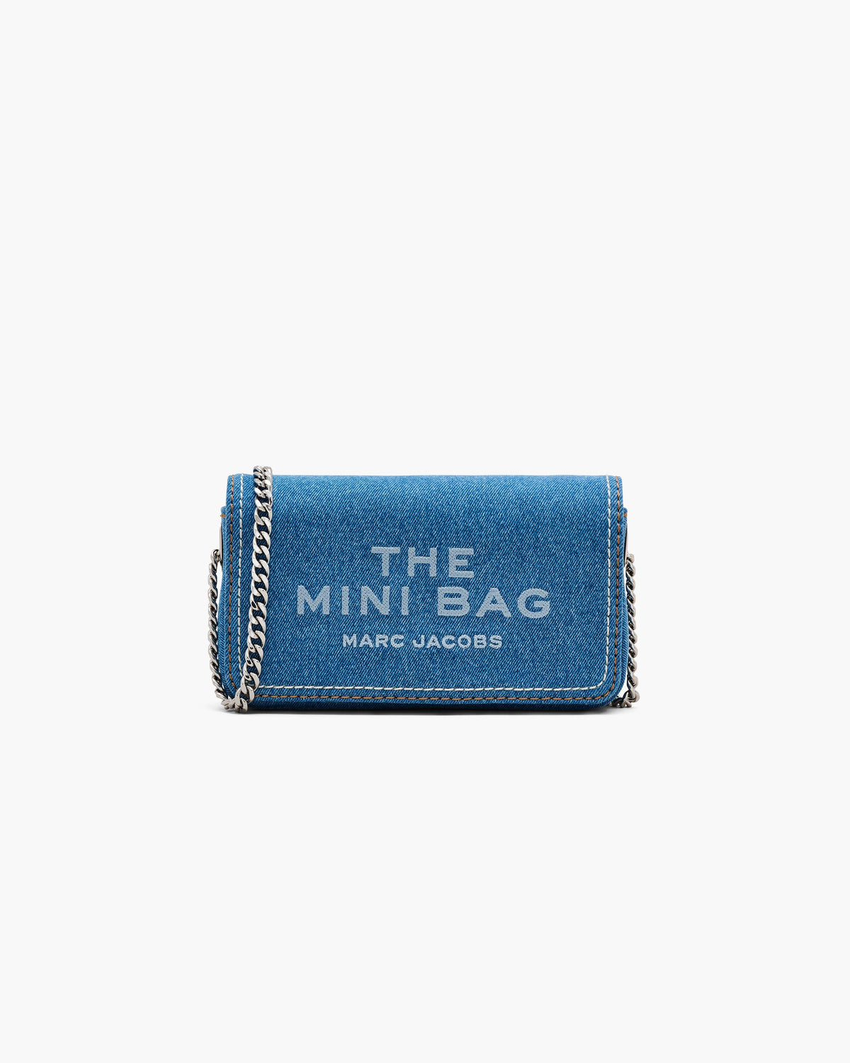 Marc Jacobs The Denim Chain Mini Bag in Light Wash