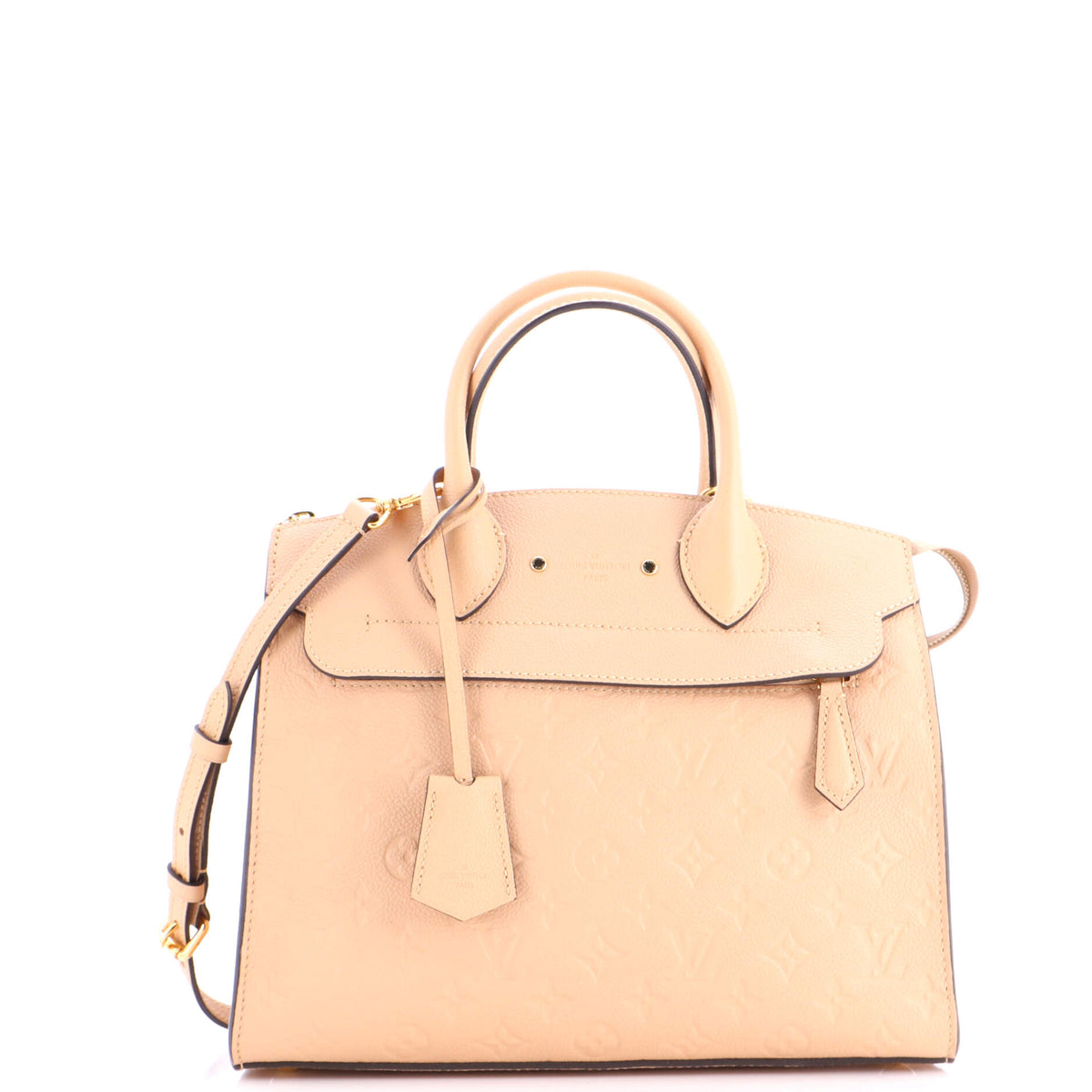 Louis Vuitton Pont Neuf Handbag Monogram Empreinte Leather MM