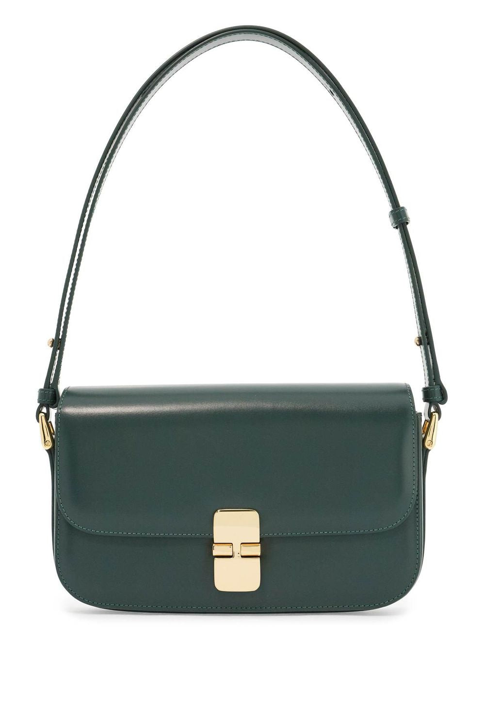 A.p.c. Women's Grace Baguette Bag in Green | PXBMWF61615