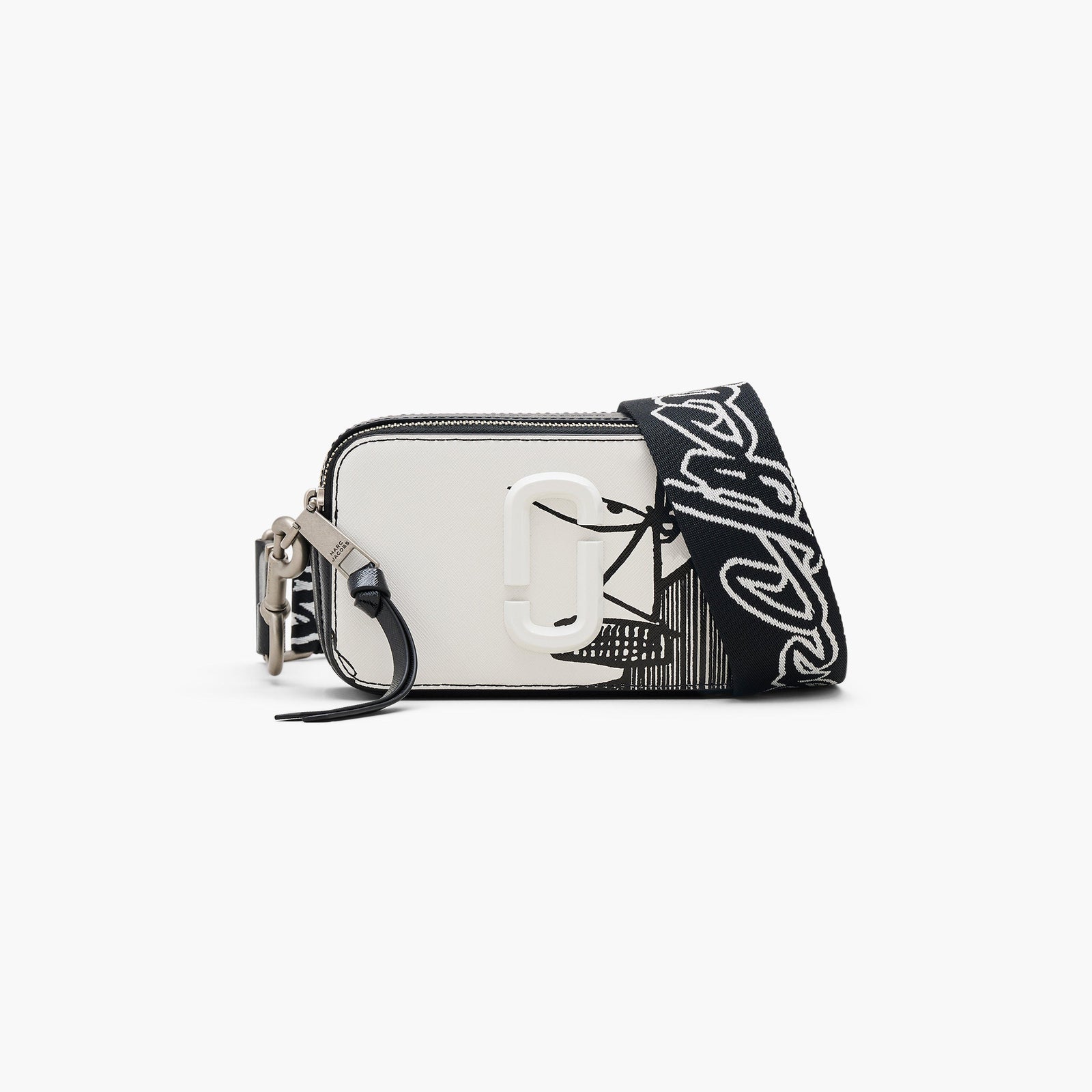 Marc Jacobs Futura x Pointman Snapshot Bag in White Multi