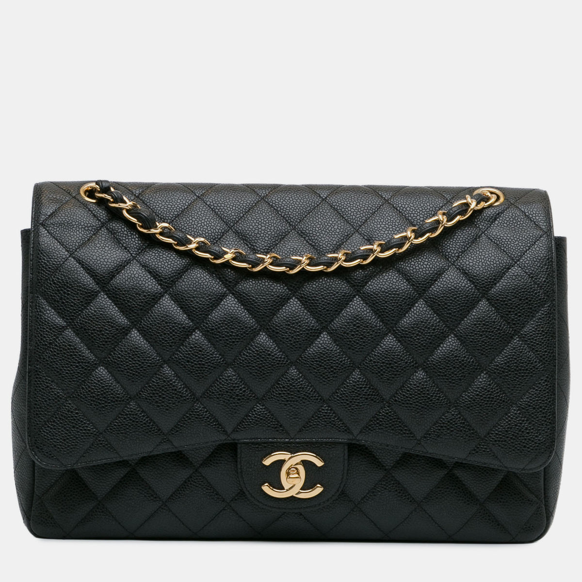 Chanel Maxi Classic Caviar Double Flap