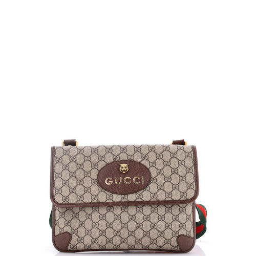 GUCCI Neo Vintage Flap Messenger GG Coated Canvas Medium