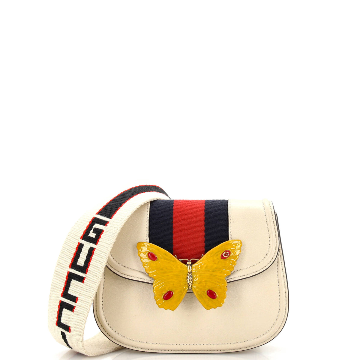 Gucci GUCCI Totem Shoulder Bag Leather Small