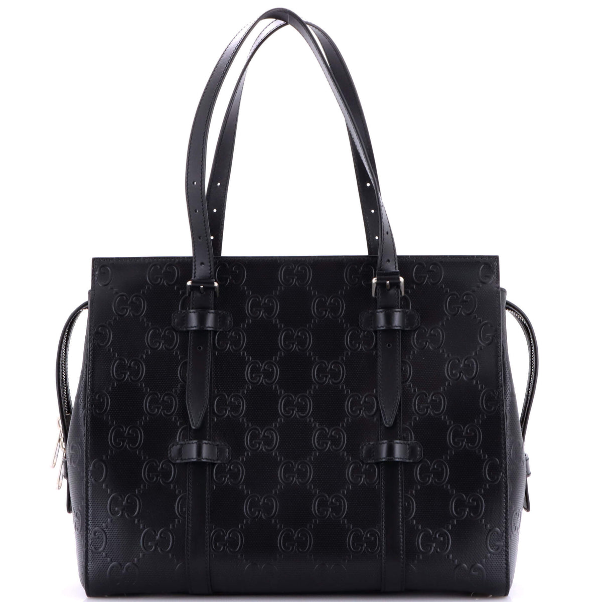 Gucci GUCCI Tote Bag GG Embossed Perforated Leather