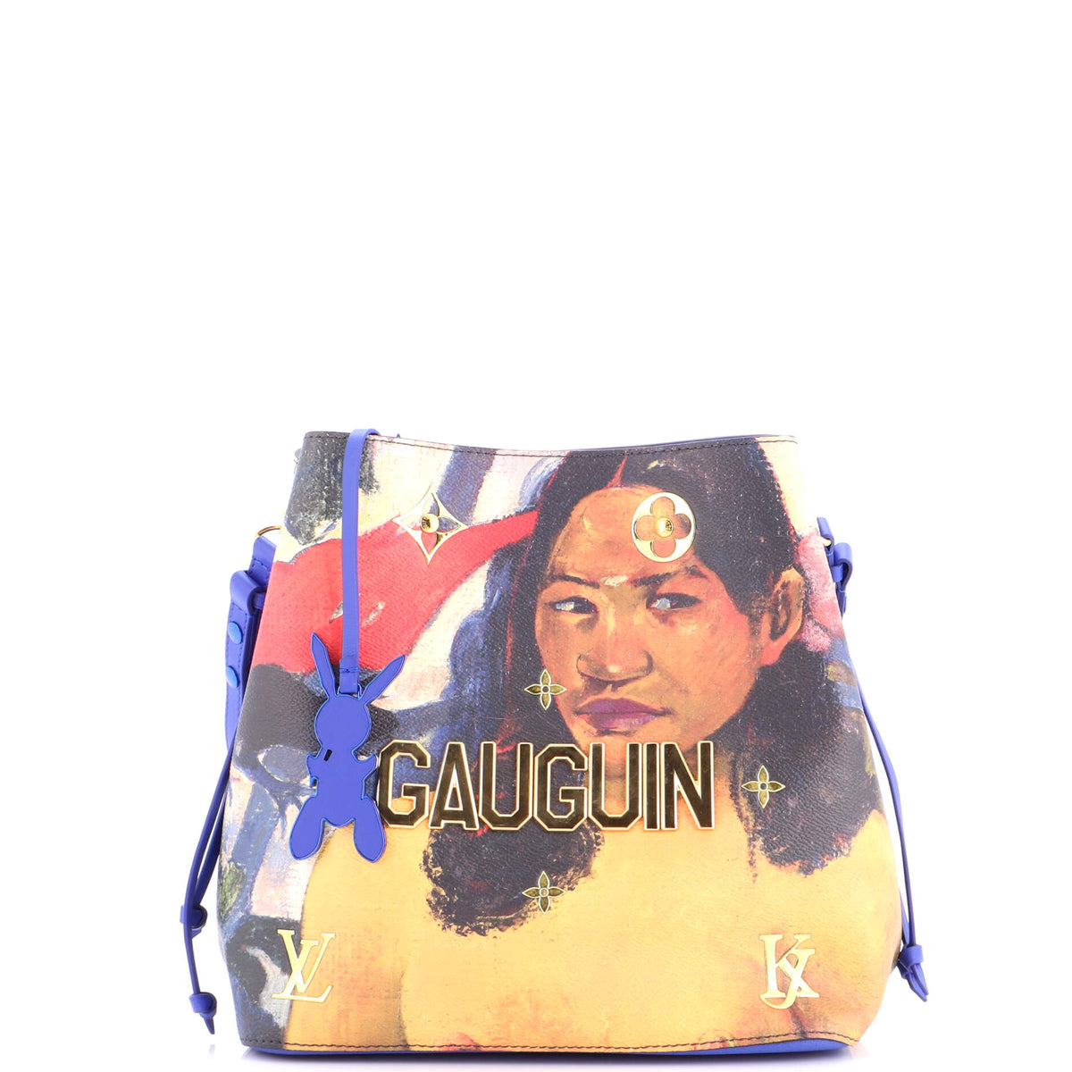 Louis Vuitton NeoNoe Handbag Limited Edition Jeff Koons Gauguin Print Canvas