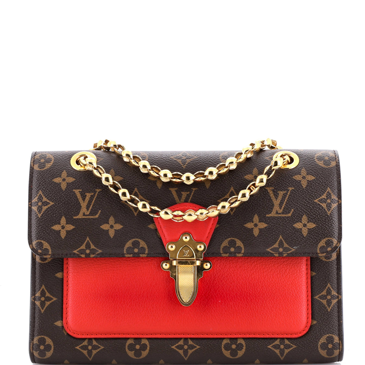 Louis Vuitton Victoire Handbag Monogram Canvas and Leather