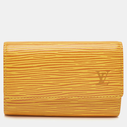 Tassil Yellow Epi Leather 6 Key Holder