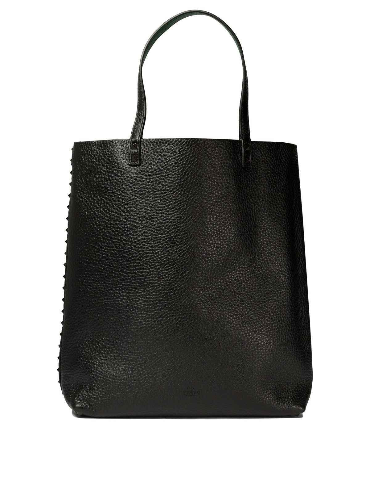 Valentino Garavani Men's "rockstud" Reversible Shopping Back in Black | 5Y2B0C58HYLZCS