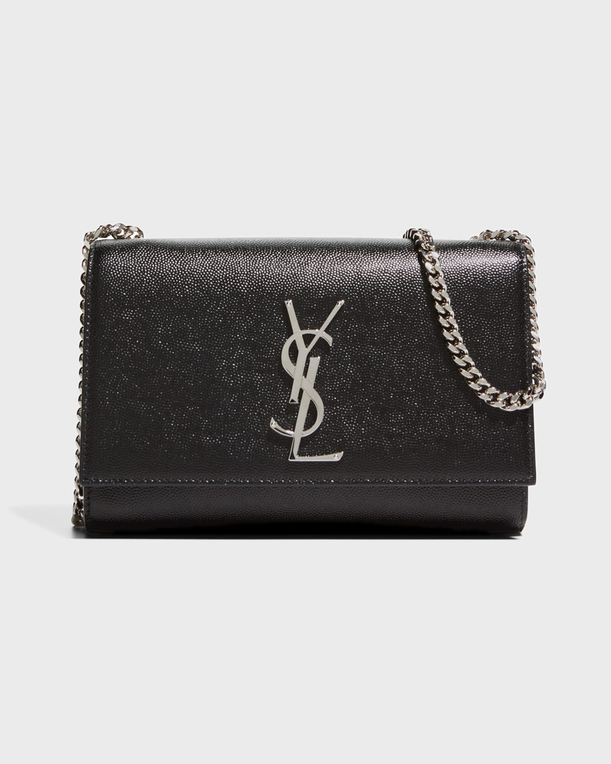 Saint Laurent Kate Small YSL Crossbody Bag in Grained Leather