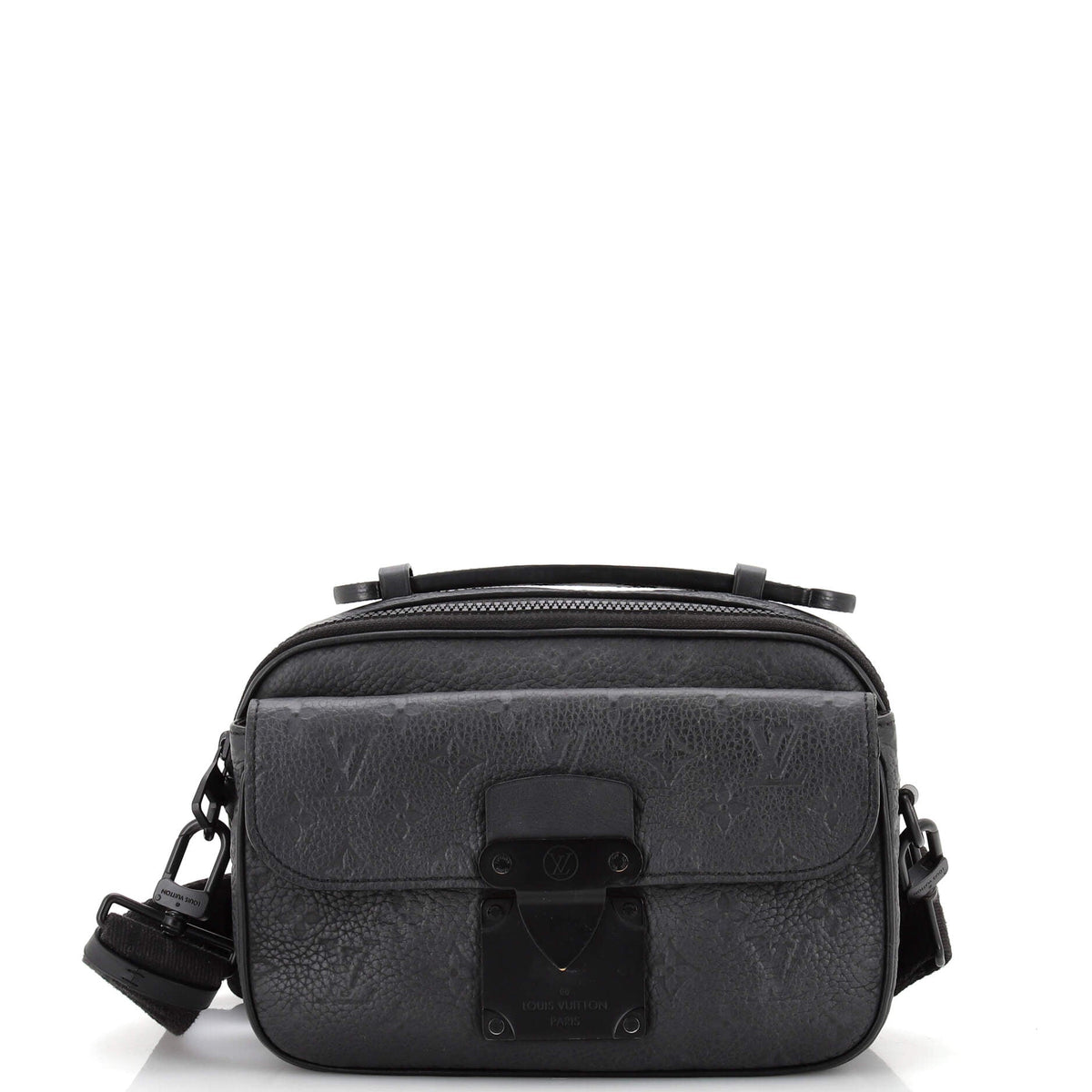 Louis Vuitton S Lock Messenger Bag Monogram Taurillon Leather