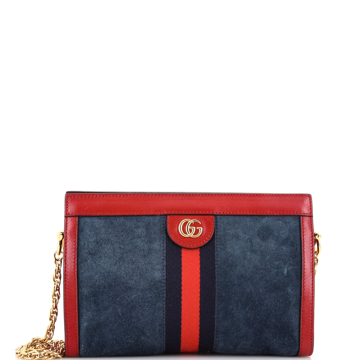 Gucci GUCCI Ophidia Chain Shoulder Bag Suede Small