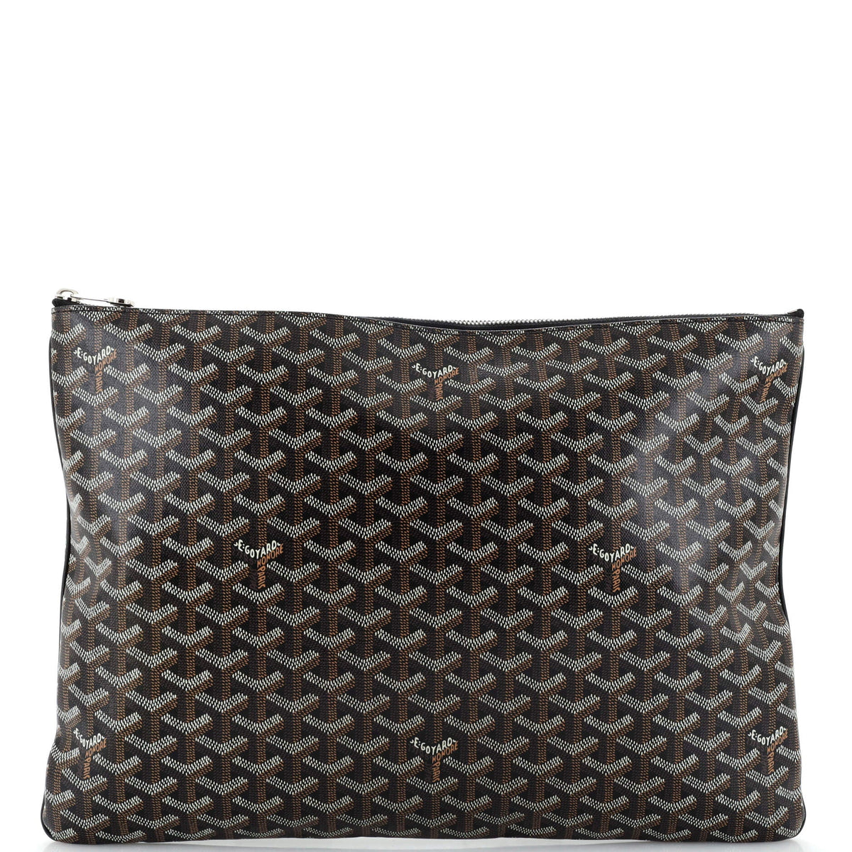 Goyard GOYARD Senat Zip Pouch Coated Canvas GM