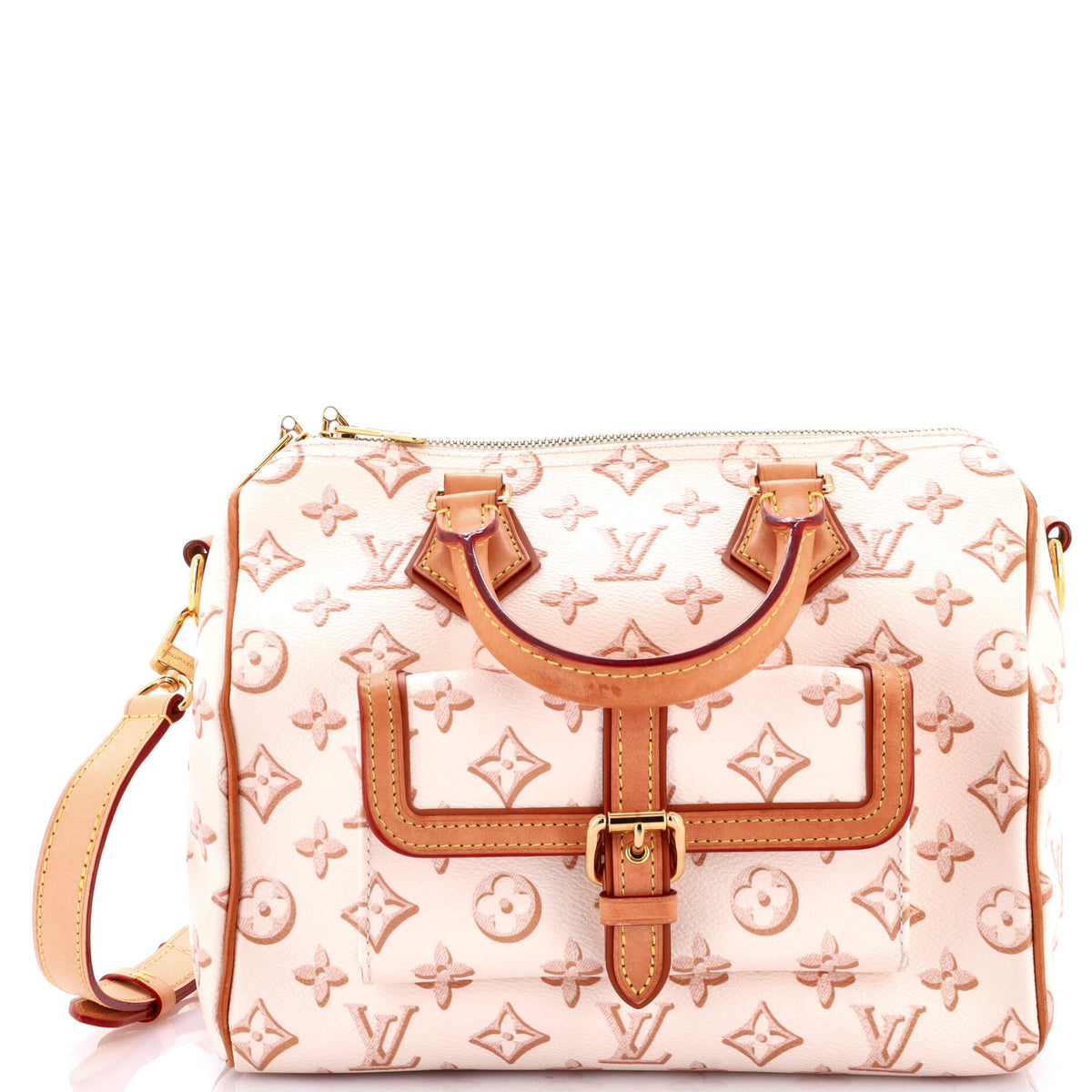 Louis Vuitton Speedy Bandouliere Bag Fall for You Monogram Canvas 25