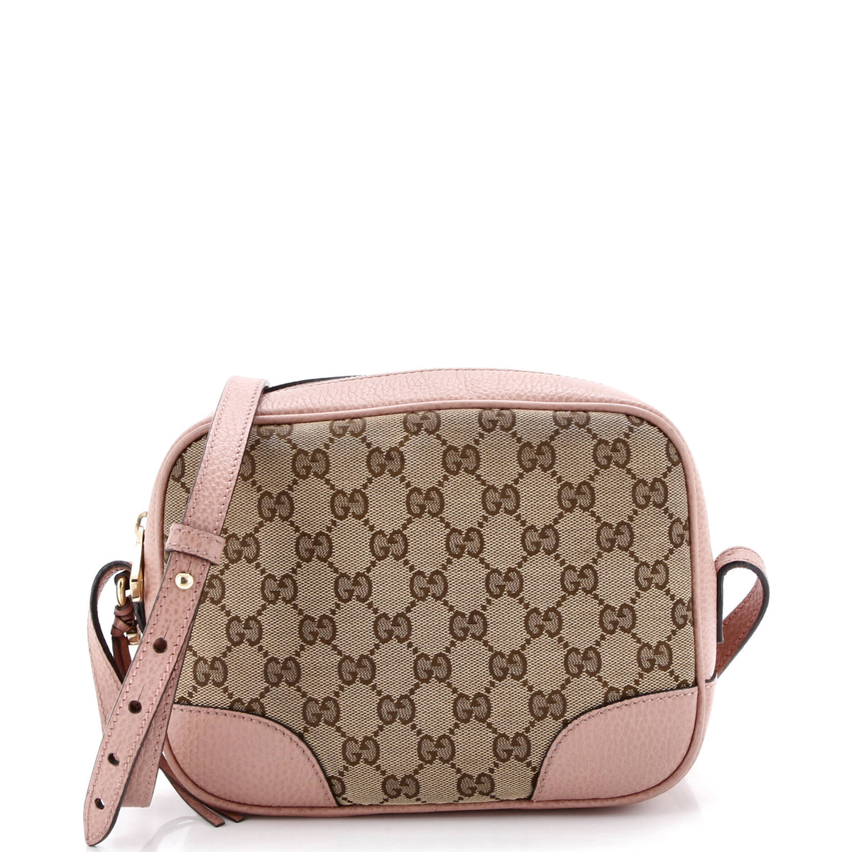 Gucci GUCCI Bree Disco Crossbody Bag GG Canvas with Leather Mini