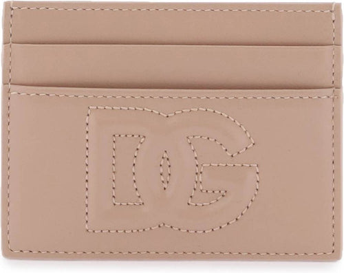 Women's Card Holder With Logo in Nude & Neutrals | Size UNICA | BI0330AG081