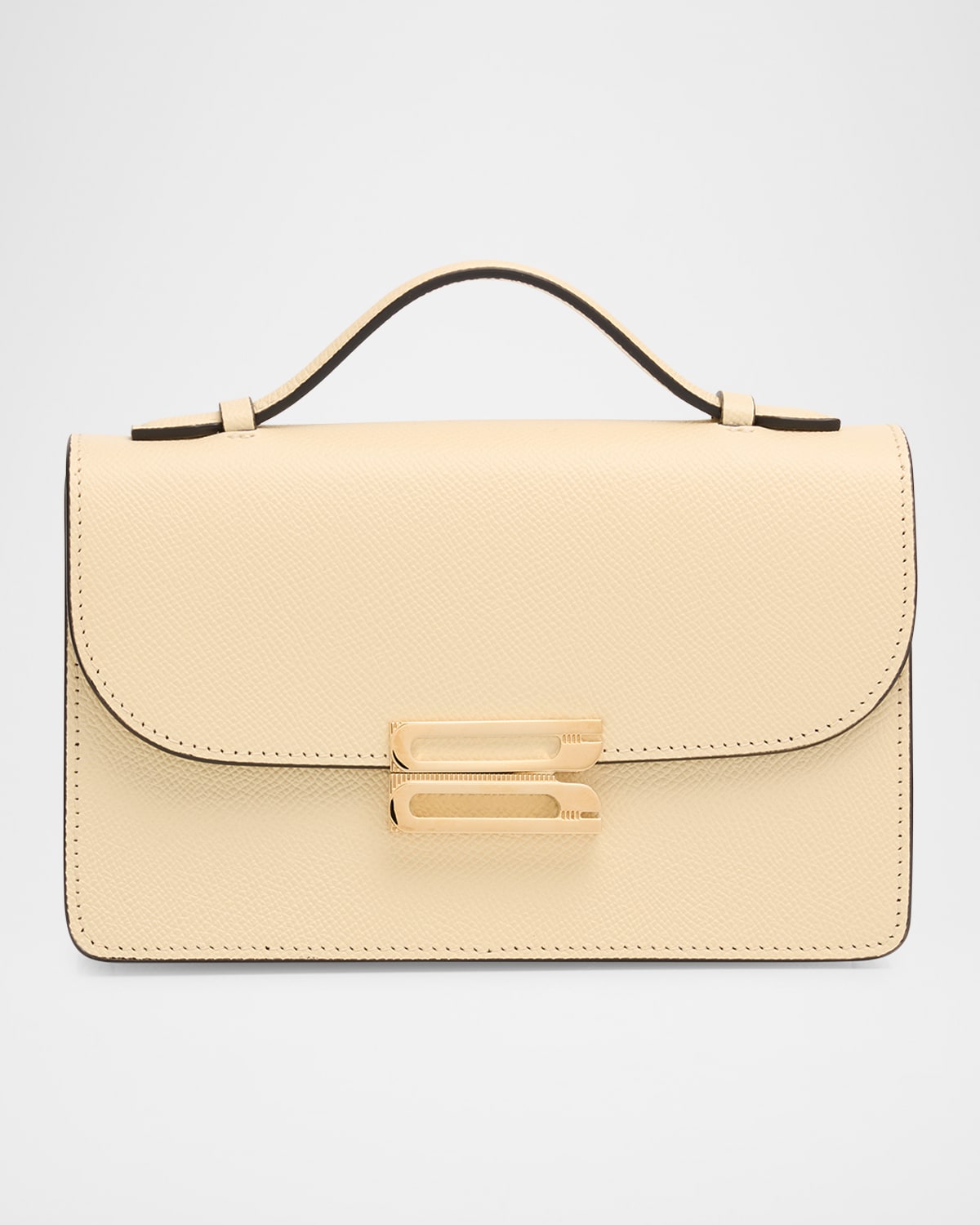 Victoria Beckham Mini Buckle Leather Shoulder Bag