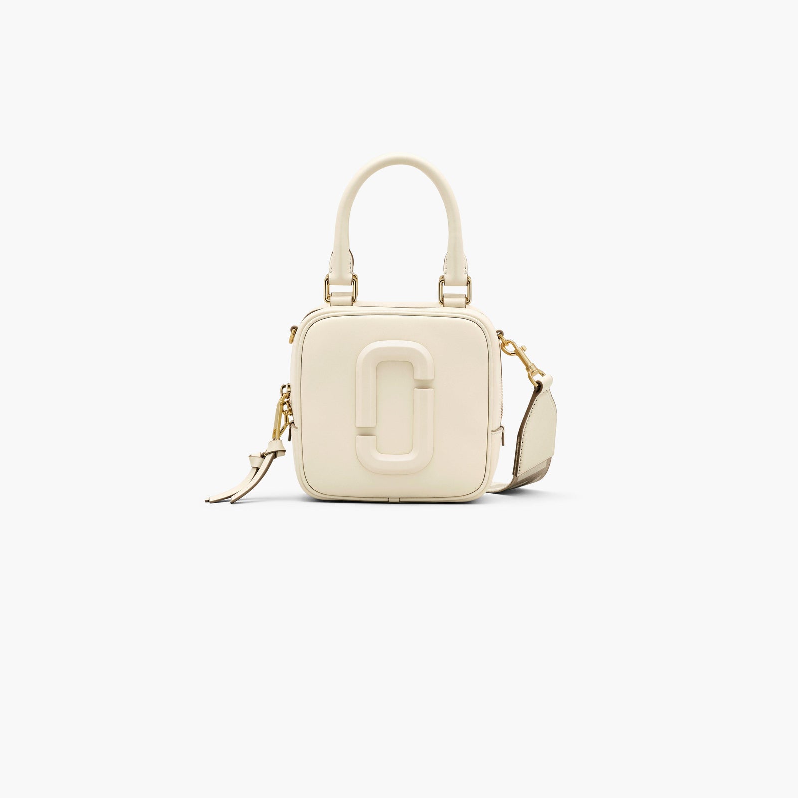 Marc Jacobs Le sac J Marc Cube couvert en blanc nuage