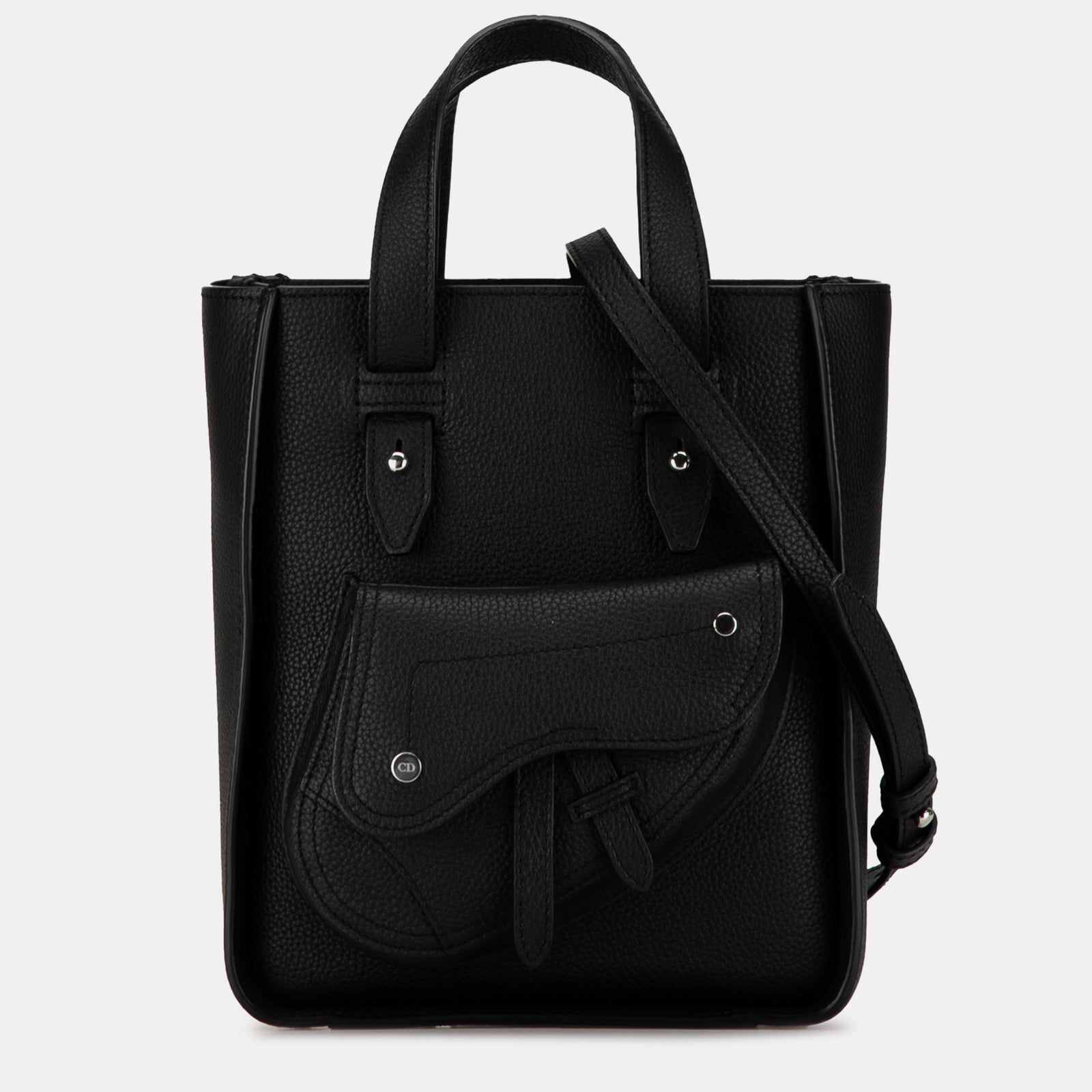 Dior Leather Saddle Tote