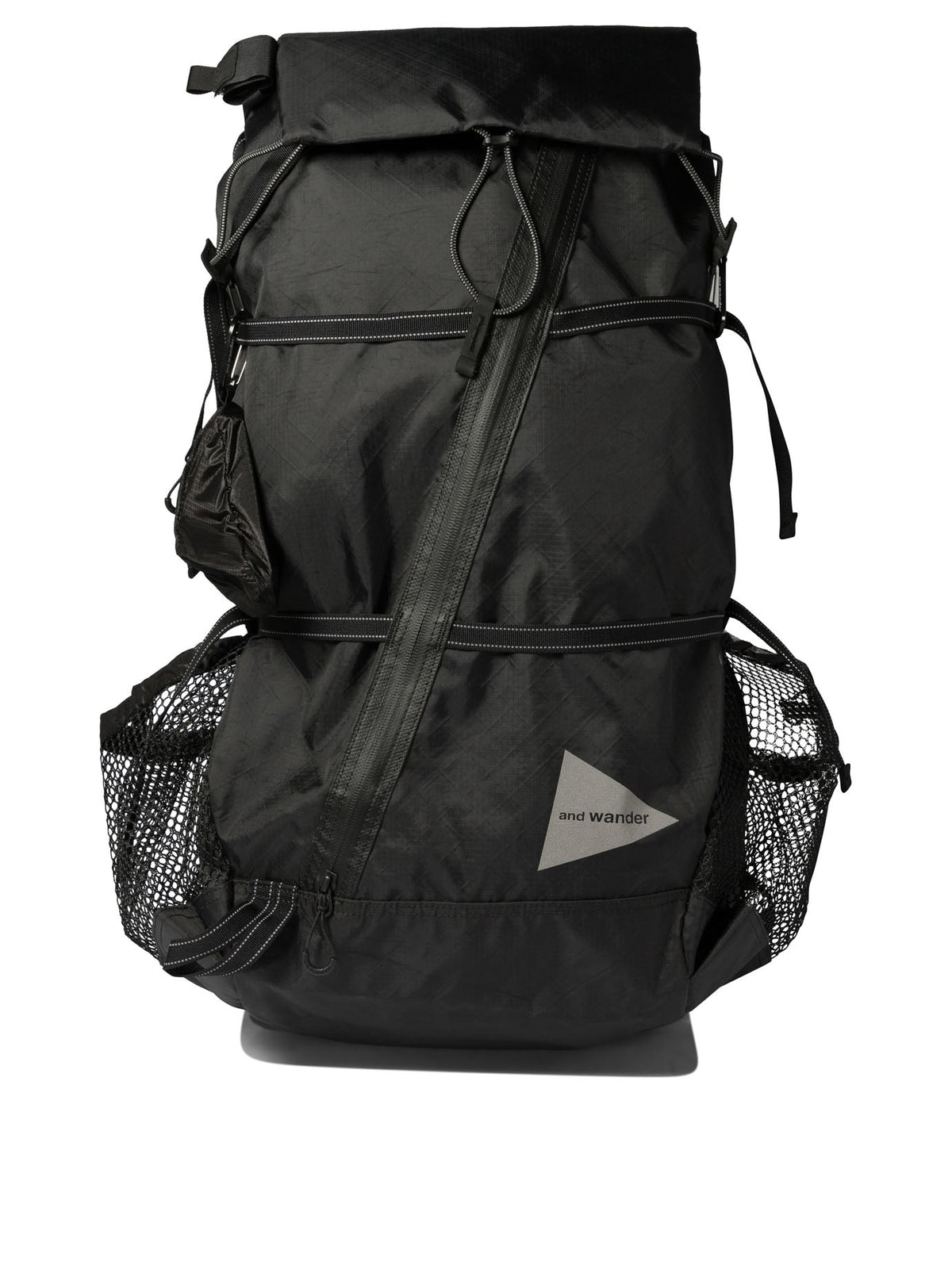 And Wander Men's "94 Ecopak 40L" Backpack in Black | 5744975190010