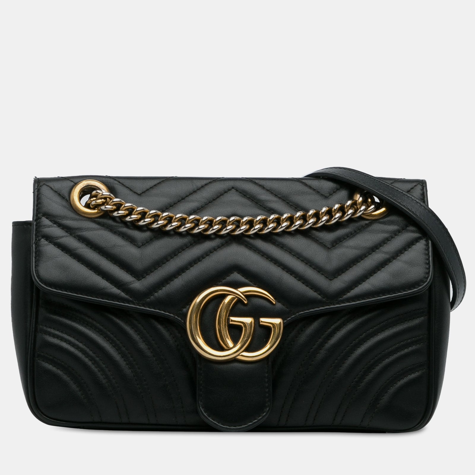 Gucci Mittelgroße GG Marmont Matelassé-Schultertasche