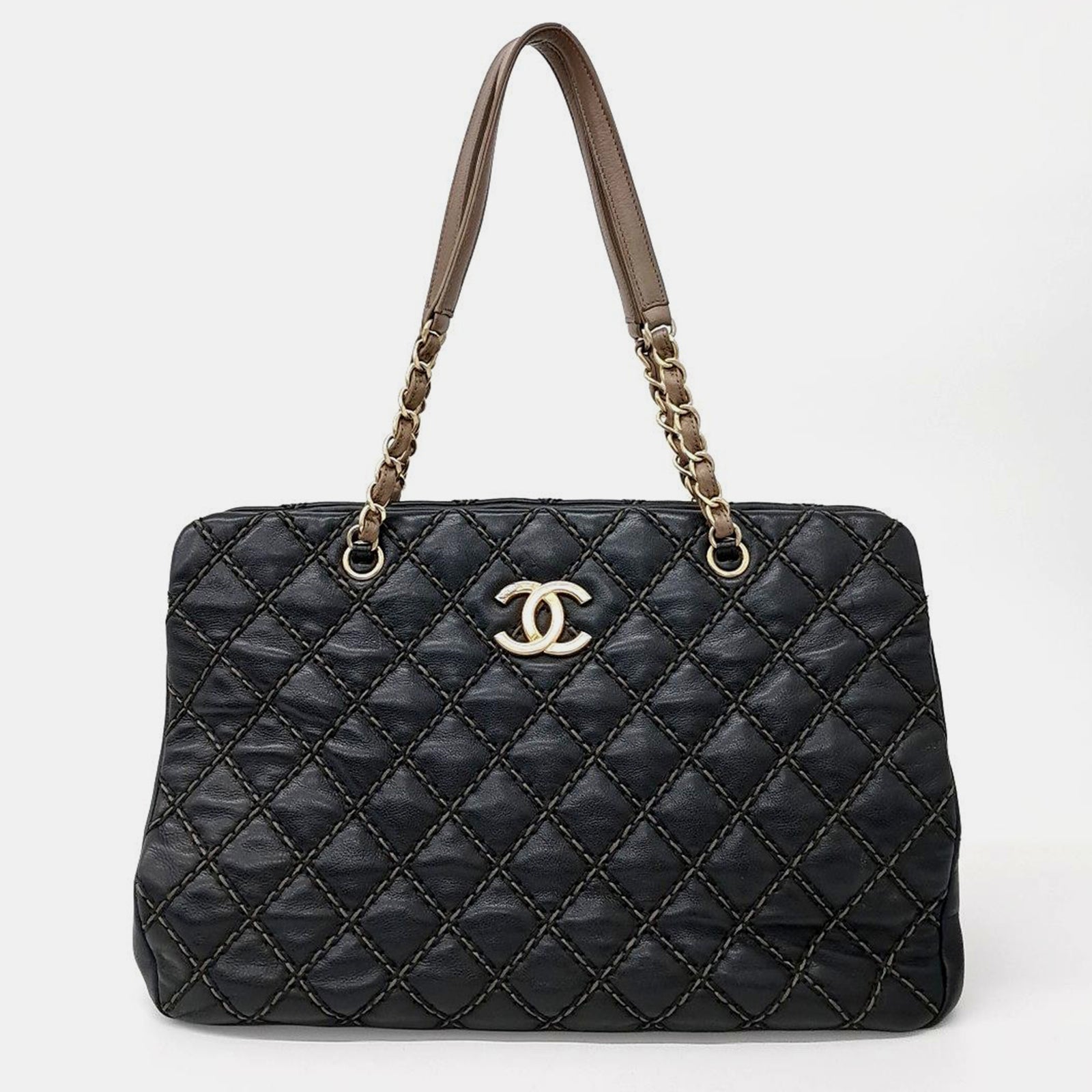 Chanel Sac à bandoulière avec chaîne à points