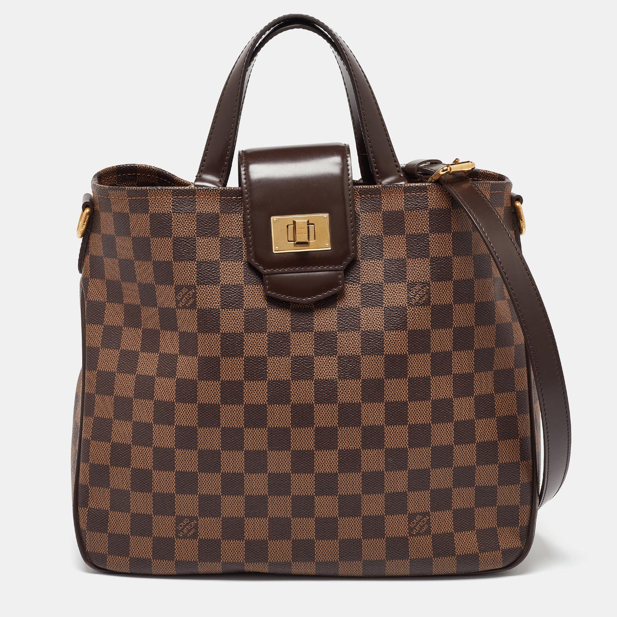 Louis Vuitton Damier Ebene Canvas Cabas Rosebery Bag