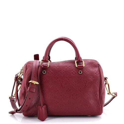 Speedy Bandouliere Bag Monogram Empreinte Leather 25