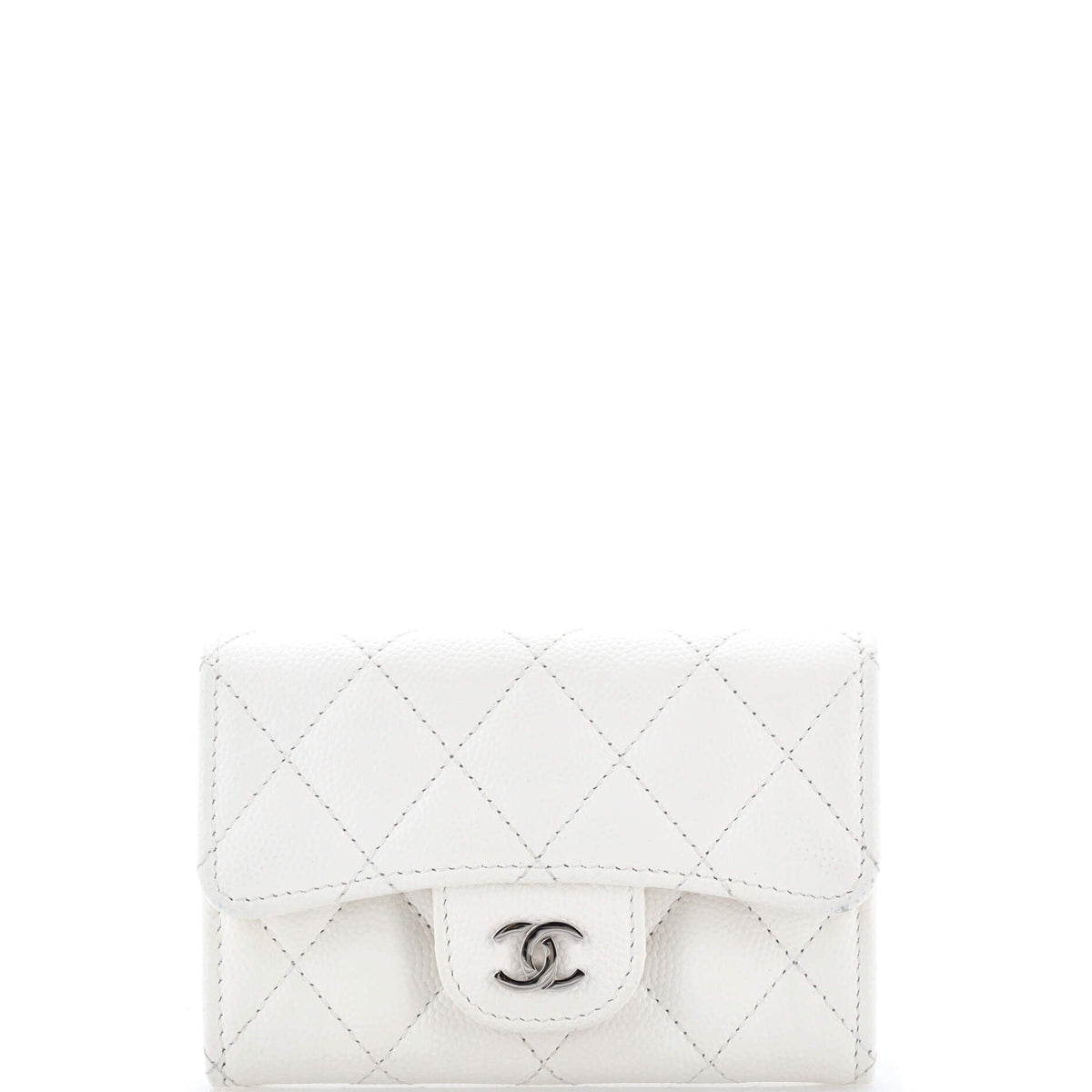 Chanel CHANEL Classic Flap Card Case Quilted Caviar