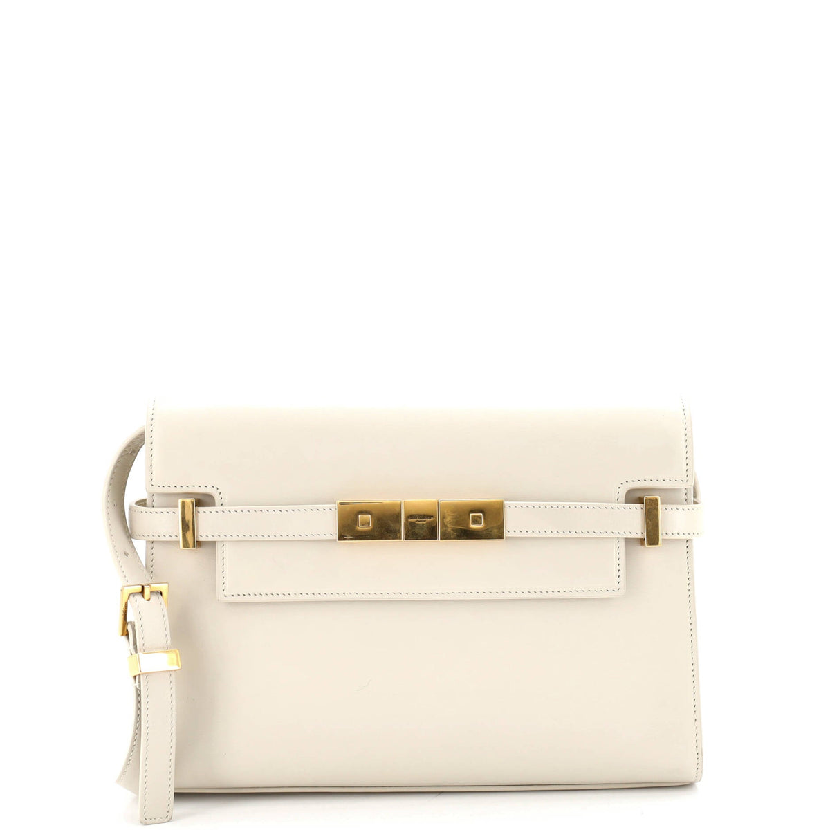Saint Laurent Manhattan Shoulder Bag Leather Small