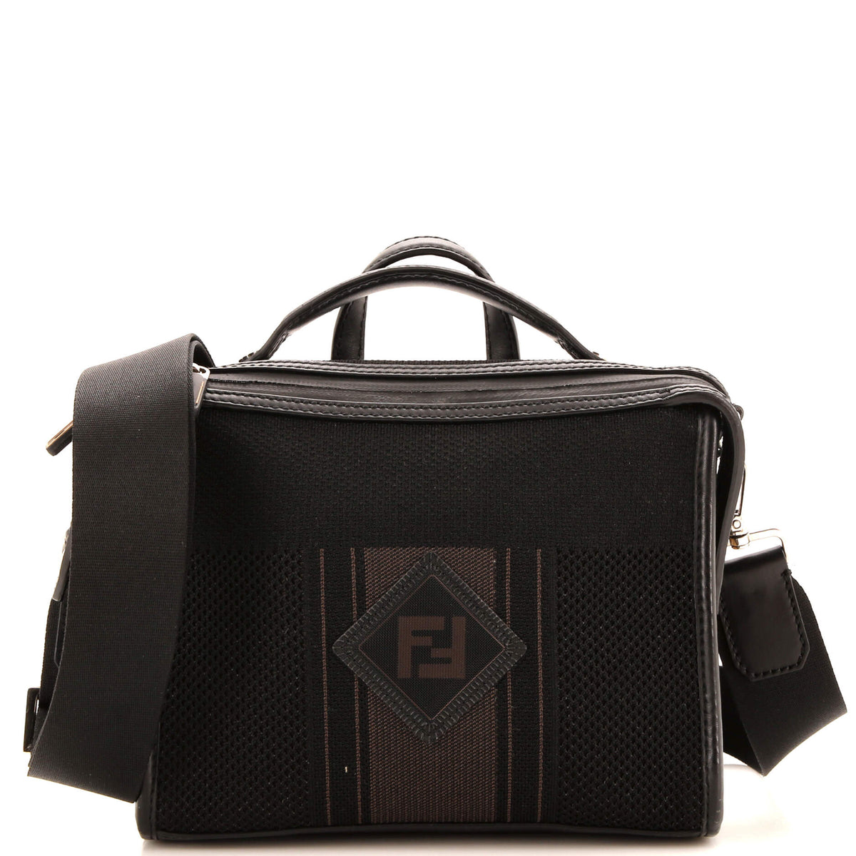 Fendi FENDI Lui Messenger Bag Tech Knit with Leather Mini