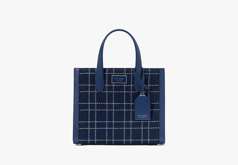 Kate Spade New York Manhattan Denim Check Small Tote