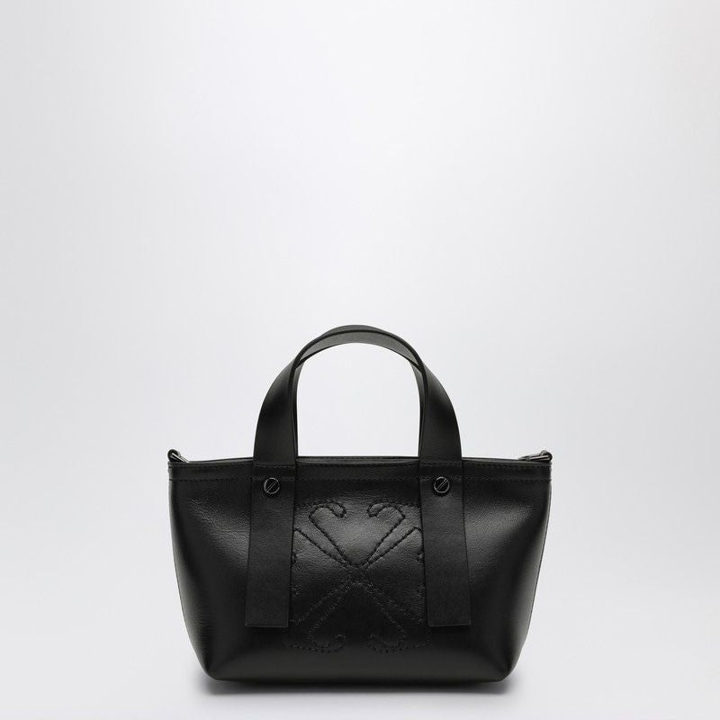 Off-White Women's Leather Handbag With Logo in Black | OWNA226C99LEA001