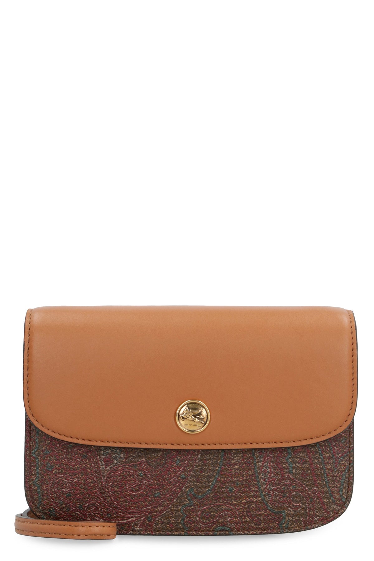 Etro Women's Essential Paisley Print Crossbody Bag in Saddle Brown | 1P0508502 Color 151