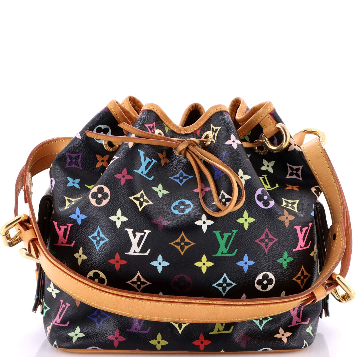 Louis Vuitton Petit Noe Handbag Monogram Multicolor
