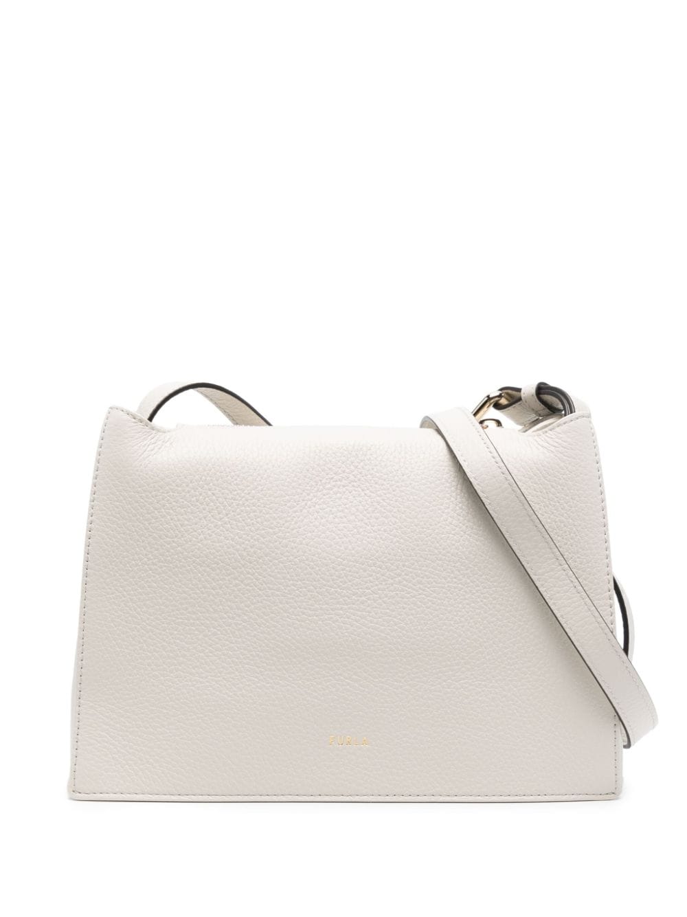 Furla Women's White Leather Bag With Gold Logo in Marshmallow | Size UNI | WB01275 Color HSF0001704S