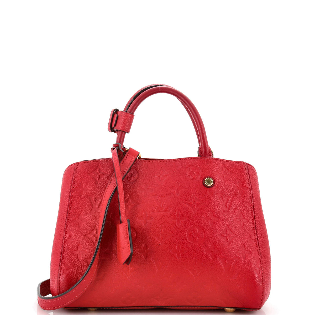 Louis Vuitton Montaigne Handbag Monogram Empreinte Leather BB