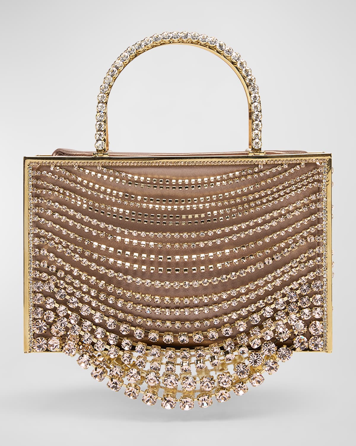 Benedetta Bruzziches Giulietta Degli Spiriti Chain Crystal Top-Handle Bag