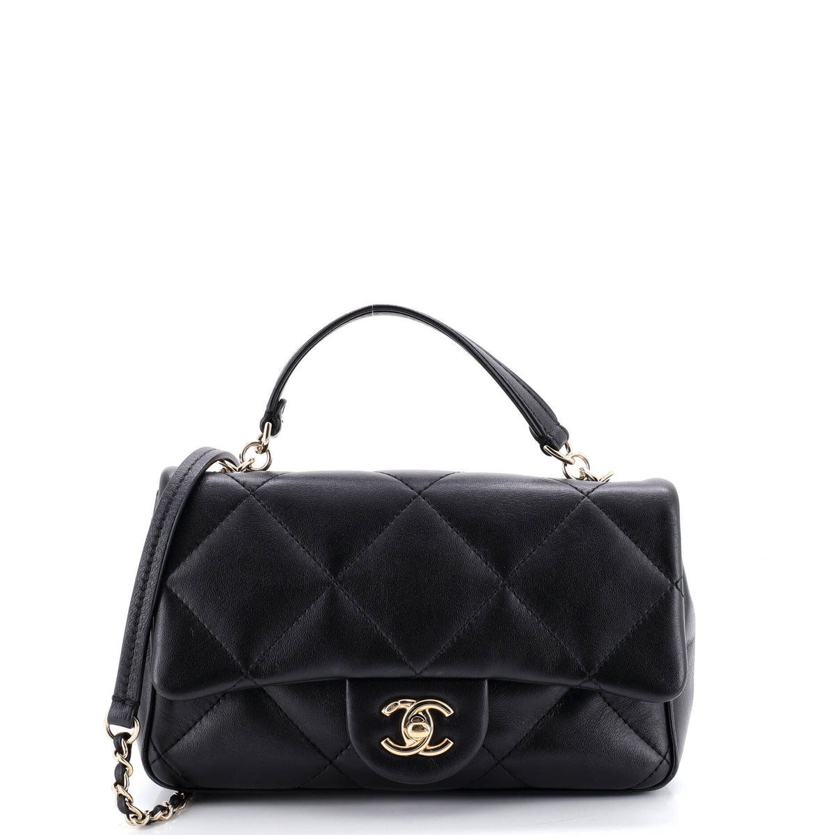 Chanel CHANEL Easy Carry NM Flap Bag Quilted Lambskin Small