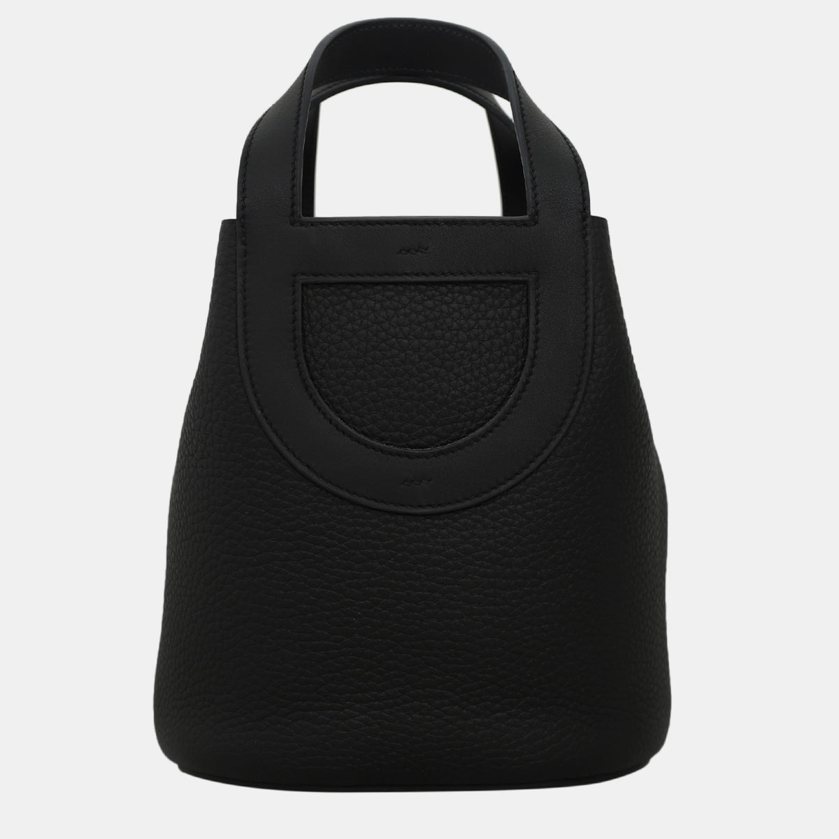 Hermès Noir Clemence Swift In The Loop 18 Bag