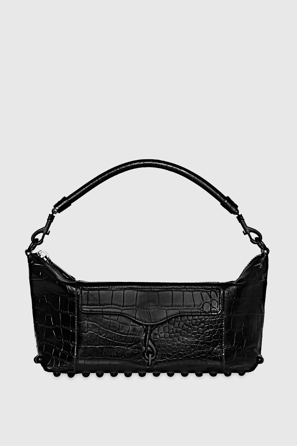 Rebecca Minkoff M.A.B. Nano Shoulder With Dome Studs Bag In Black