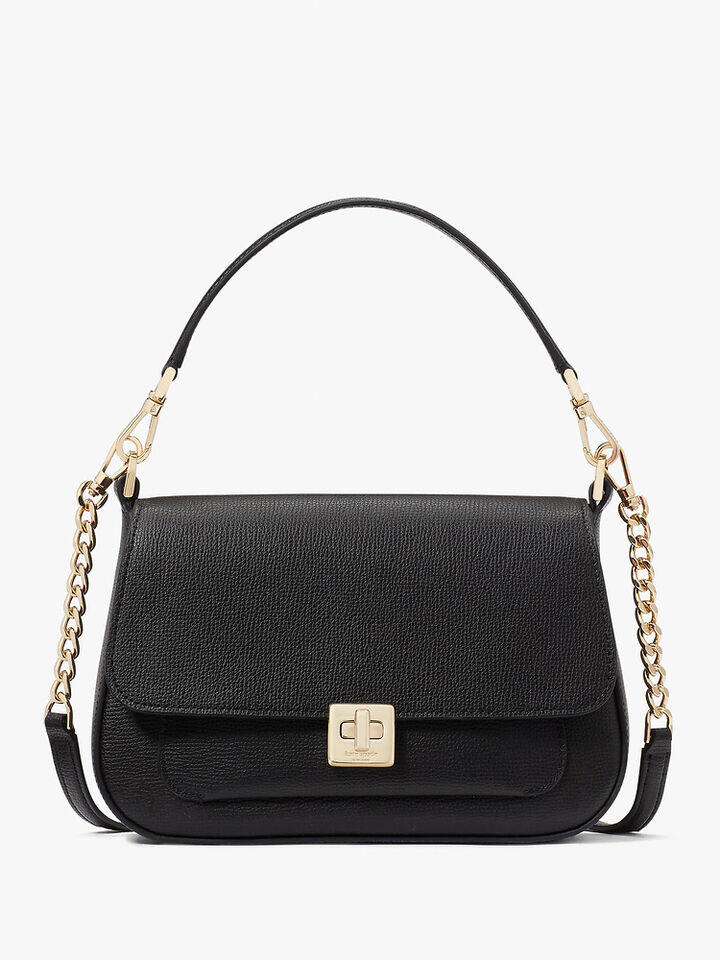 Kate Spade Au Phoebe Refined Grain Leather Flap Crossbody